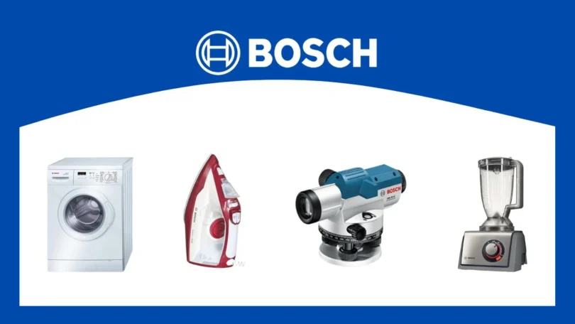 La marque allemande Bosch, connue pour l'électroménager et l'outillage