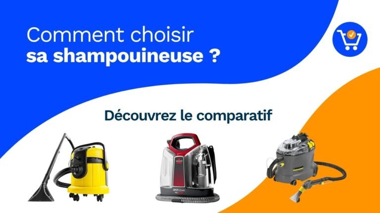 Les meilleures shampouineuses 2026 : Comparatif et Guide