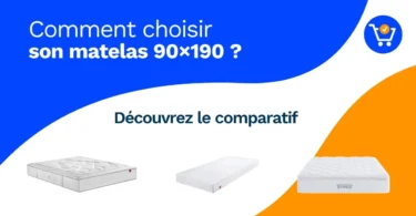 Matelas une place au format 90 x 190 cm