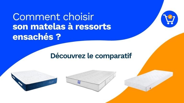 Les meilleurs matelas à ressorts ensachés : Comparatif 2026
