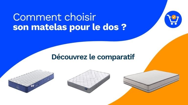 Les meilleurs matelas pour le dos : Comparatif 2026 & Guide