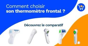 Thermomètre frontal servant à prendre la température corporelle