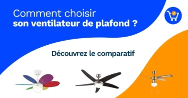 Fixés au plafond, ces ventilateurs brassent l'air des pièces