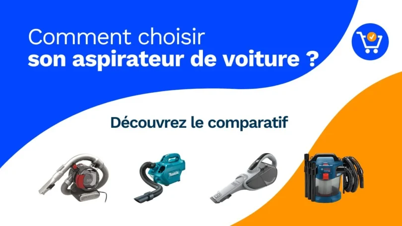 Aspirateur portable servant à nettoyer l'habitacle d'une voiture