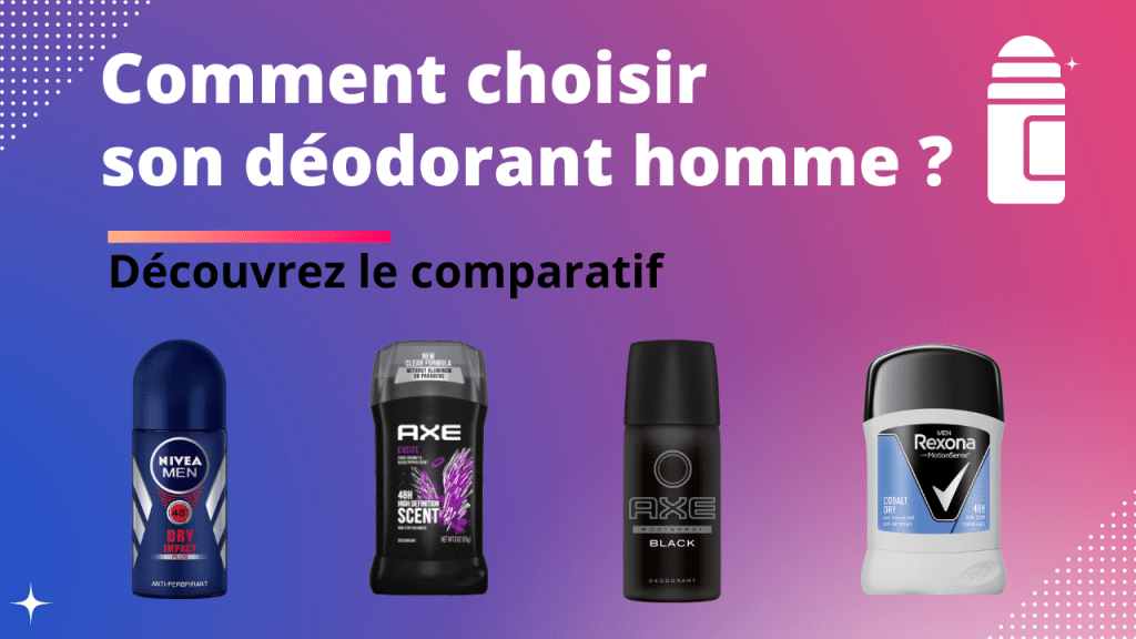 Les meilleurs déodorants pour homme 2025 Comparatif et Guide