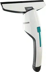 Nettoyeur de vitres électrique sans fil, blanc et turquoise