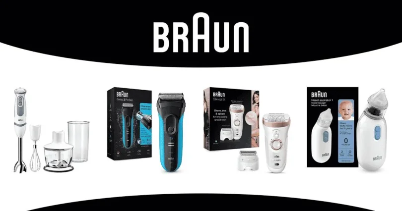 Braun, marque allemande de rasoirs, d'épilateurs et d'appareils de soin
