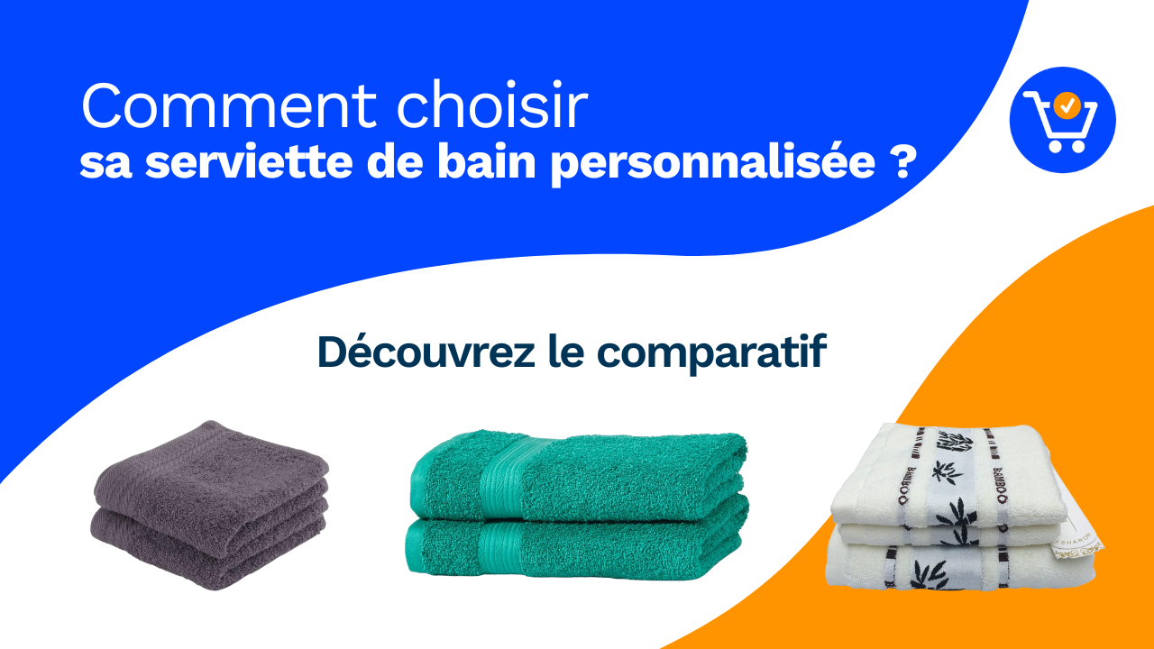 serviettes de bain personnalisées